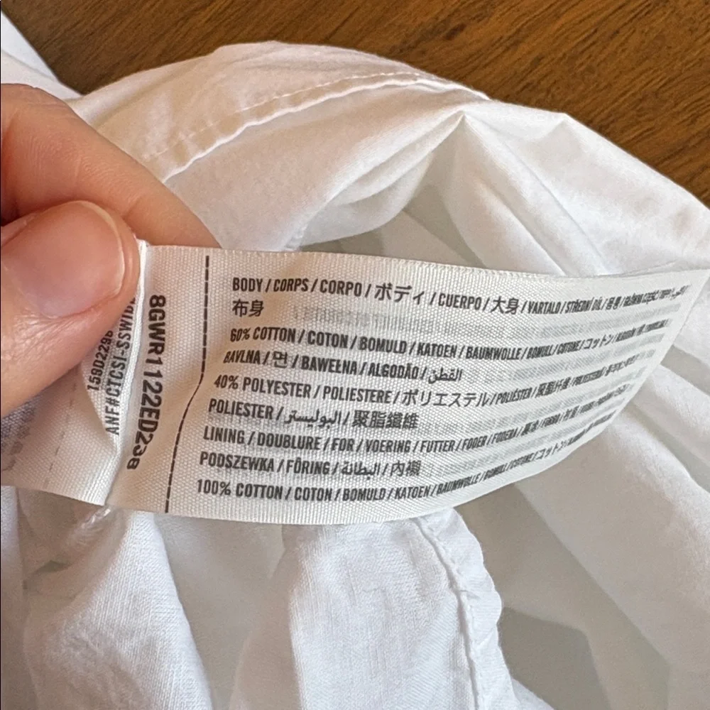 Abercrombie & Fitch Poplin Maxi Dress